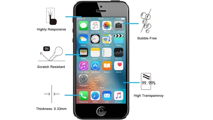Sostituzione del vetro del touch screen iPhone 5c